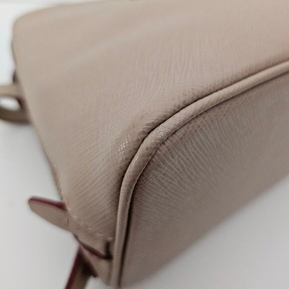 Prada Promenade Backpack Saffiano Leather Small Beige main image 7